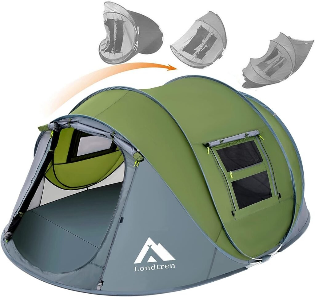 4 Person Easy Pop Up Tent Waterproof