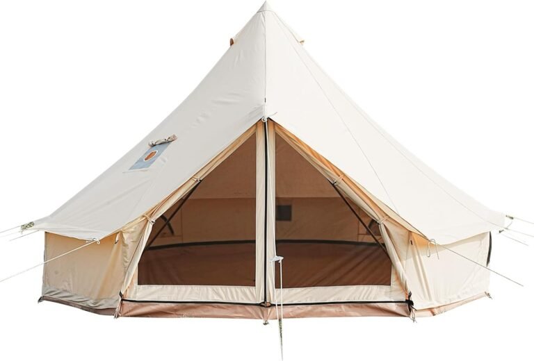 Glamcamp Cotton Canvas Bell Tent for All Seasons