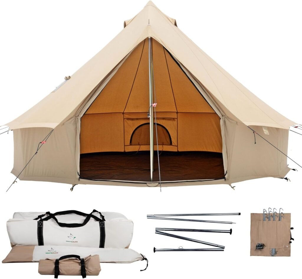 WHITEDUCK Canvas Long term Camping Tent