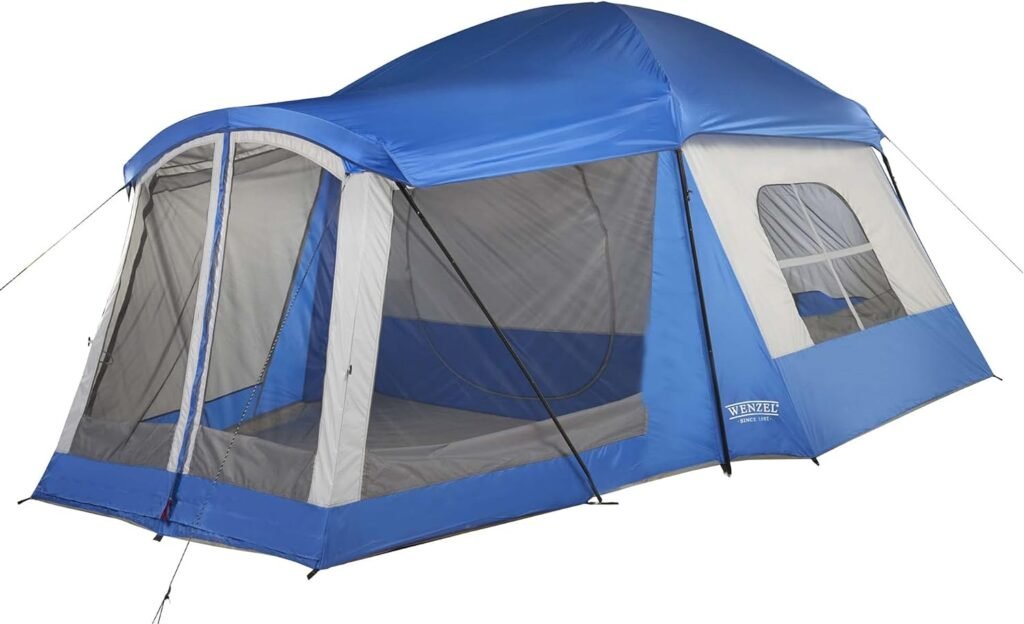 Wenzel Klondike 8 Person Camping Tent With Air Conditioner 